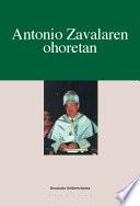 libro Antonio Zavalaren Ohoretan